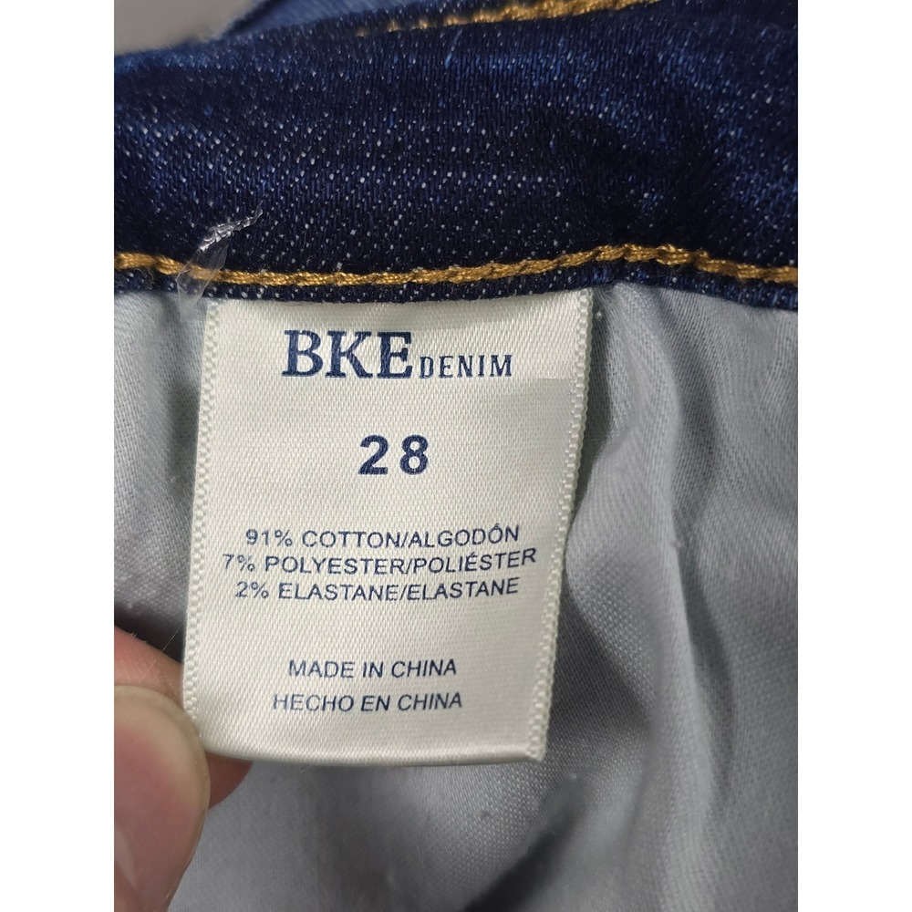 BKE Billie High Rise Ankle Skinny Distressed Jeans Blue Size 28 - Picture 4 of 13